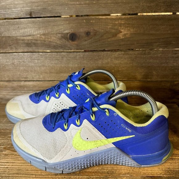 Womens Nike Metcon 2 Gray Blue Athletic Crossfit Training Shoes Sneakers Size 9 - Picture 2 of 7
